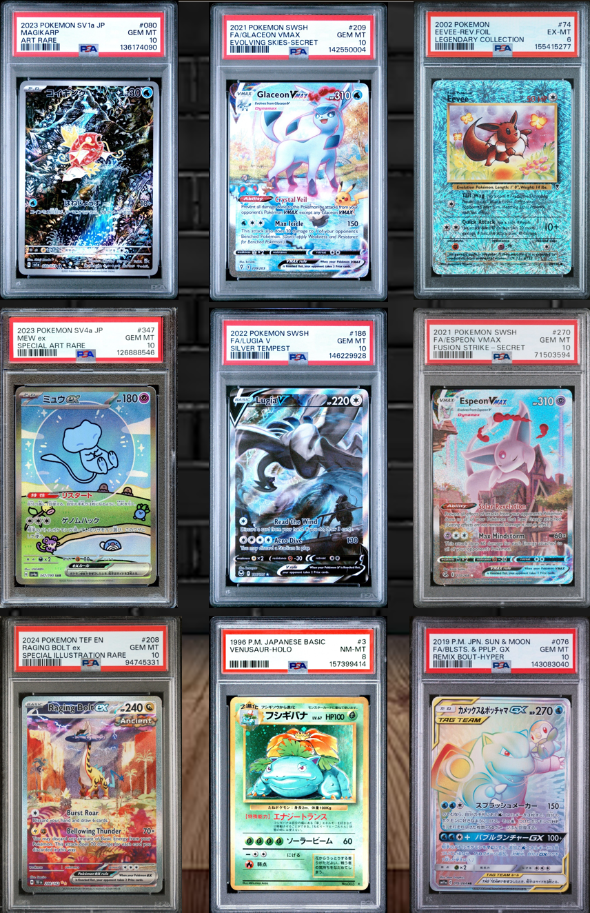 Black Market: Stash Bag ( 1 PSA English or Japanesse Pokemon Slab)
